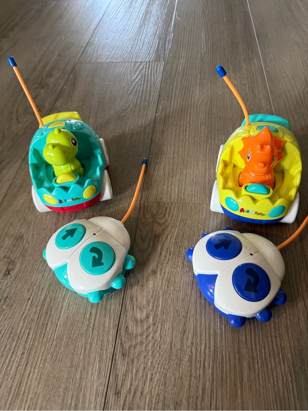 Remote Control Dino Car Pair